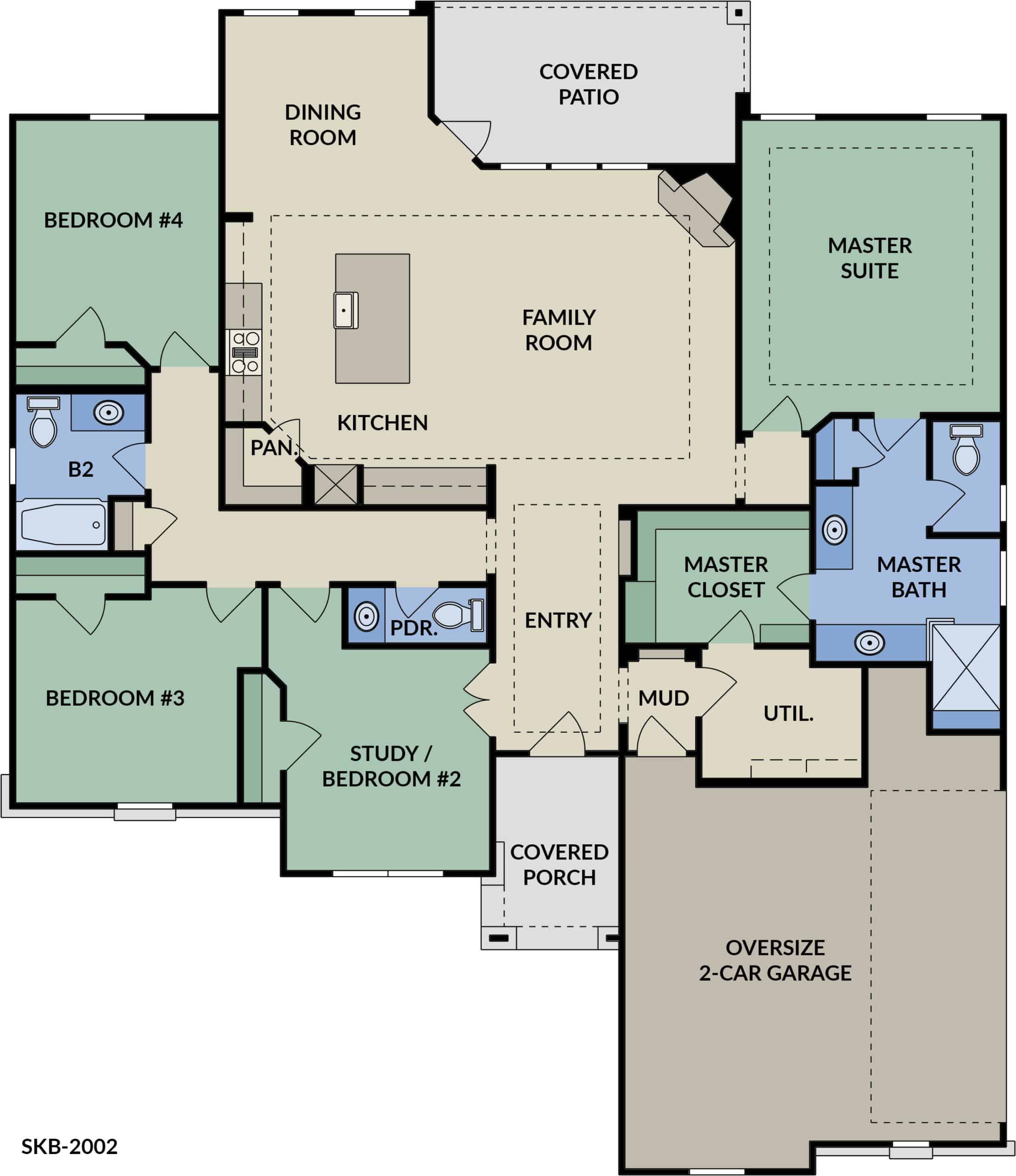 The Kendalia floor plan